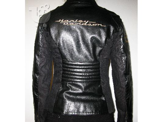 ΔΕΡΜΑΤΙΝΟ ΜΠΟΥΦΑΝ-LEATHER JACKET (Harley Davidson)
